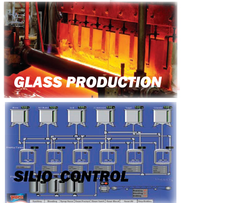 silo control glass production